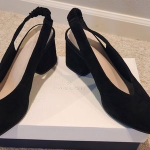 CALSON SLING BACK SUEDE SHOES